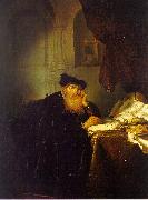 Abraham van der Hecken The Philosopher oil painting